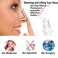 Lenlorry Nose Shaper Clip, Unisex, Hair Trimmer, Nose Lifter, Rhinoplasty Tool, Straightener, Slimming Device, Soft Silicone, Ultra Durable Stainless Steel