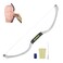 Guapa Eyebrow Marker Ruler Featuring Bubble Leveler Eyebrow Mapping Tool Kit Featuring Bow with String Eyebrow Bow Mapper Tool with Mapping Thread for Shaped Brows Permanent Makeup Tattoo (Silver)
