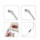 Guapa Eyebrow Marker Ruler Featuring Bubble Leveler Eyebrow Mapping Tool Kit Featuring Bow with String Eyebrow Bow Mapper Tool with Mapping Thread for Shaped Brows Permanent Makeup Tattoo (Silver)