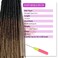 18 Inch Goddess Faux Locs Straight Gypsy Locs Crochet Hair 3 Tone Ombre Crochet Braids Dreadlocks Pre-Looped Synthetic Hair Extensions 18 Strands/Pack 1(Pack of 6, T1B/30/27)