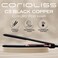 Corioliss C3 Hair Straightener Flat Iron Professional for Hair Titanium Plates Control Temperature Women (Black Copper Soft Touch)