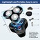 Mini Electric Razor for Men, Upgrade Mini Shaver, Pocket Size Portable Electric Shaver, USB Rechargeable, Waterproof, Easy to Use One-Button, Suitable for Home, Car, Travel, Gift for Men