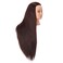 Mannequin Head 26"-28" Training Head Synthetic Fiber Cosmetology Doll Head Styling Head Hair Braiding Head Hairdresser Training Model Practice Head Hair Mannequin With Free Clamp 7E6606LB0420