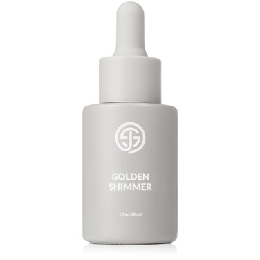 SJOLIE Sunless Spray Tan Additive - Golden Shimmer Drops   Adds Golden Glow to Spray Tan, Self Tanner, or Daily Moisturizer - 1oz
