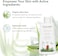 Toner for Face with Organic Aloe Vera &ndash; Intense Hydration, Vegan, 98% Natural, Moisturizing &amp; Soothing for Sensitive Skin, Gentle Daily Use, Tones &amp; Softens, 8.5 Fl Oz / 250ml