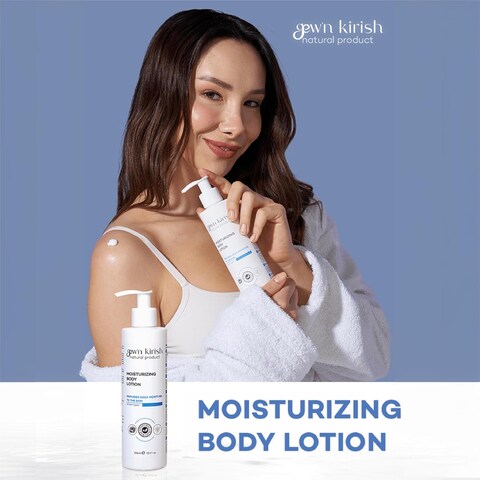 Gew&#39;n Kirish Moisturizing Body Lotion - Daily Moisture for All Skin Types, Natural Ingredients, Skin Barrier Protection, 7.5 fl oz