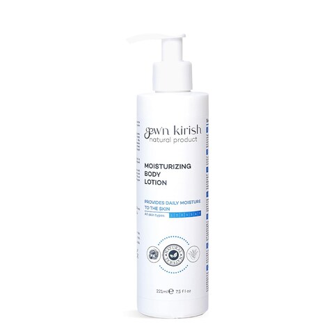 Gew&#39;n Kirish Moisturizing Body Lotion - Daily Moisture for All Skin Types, Natural Ingredients, Skin Barrier Protection, 7.5 fl oz