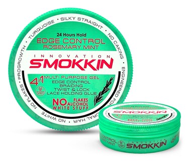 Strong Hold Hair Gel, Edge Control, Braiding Gel, Locking &amp; Twist Styling Wax, Versatile Styling Locking Gel Applicable To Diverse Hair Types. (Rosemary Mint 5.09 Fl oz)