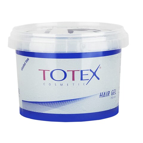 Totex Extra Strong Hair Styling Gel I Extra Strong Hair Gel I Hard and Shiny Effect I Transparent I Clear I Alcohol-Free I 750 ml