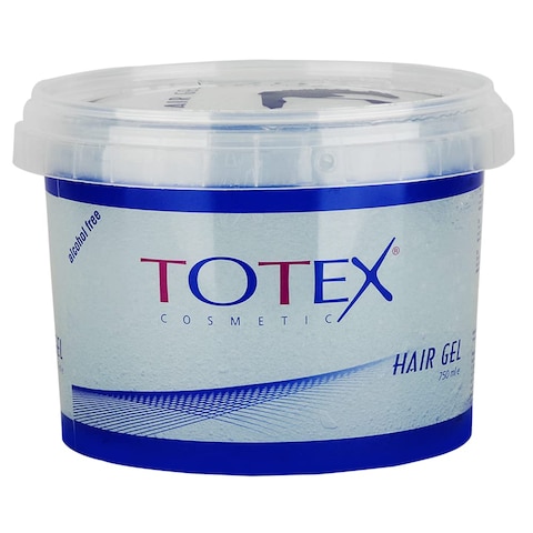 Totex Extra Strong Hair Styling Gel I Extra Strong Hair Gel I Hard and Shiny Effect I Transparent I Clear I Alcohol-Free I 750 ml