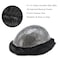 Hair System for Man Full Poly Skin PU Toupee for Men Human Hair Replacement Systems Scallop PU Front Male Hairpieces 8"X10" 1B# OFF BLACK
