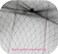 20" Lot Of Hair Nets Invisible Elastic Edge Mesh 50cm Reusable Hair Nets (light brown 50pcs)