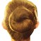 20" 50 Pack Hairnets Invisible Elastic Edge Mesh 50cm Reusable Bun Hair Nets(gold 50pcs)