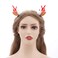 Christmas Headband Reindeer Antlers Xmas Hair Clip Ball Flower Ring Antlers Hair Pin Bell Elk Deer Animal Horns Headpiece Deer Horn Ear and Berries Hairpin Christmas Hair Accessory for Women