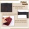Gangel Ponytail Hair Extension Straight Pony Tails Wrap Around Hairpiece Claw Synbthetic Clip in Long Hair Extensions Magic Drawstring Pony Tail Hair Wraps(1 pc) (Wine Red Burg)