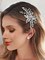 Easedaily Bride Wedding Hair Comb Silver Crystal Hair Pieces Rhinestone Headpieces Bridal Hair Clip Side Combs Hair Accessories for Women and Girls