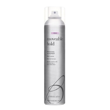 Brocato Moveable Hold Finishing Hairspray (50% VOC), 10oz   Exceptional Control and Brilliant Finish   For All Hair Styles