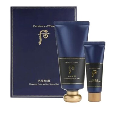 THE HISTORY OF WHOO Gongjinhyang Cleansing Foam Special Set for men 180ml Free 40ml