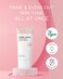 BEYOND Angel Aqua Tone-Up Cream (2.5 + 2.5fl oz) - Clear, Even Skin Tone, Moisturizing, Vegan. Korean Skin Care. Niacinamide, Hyaluronic Acid.