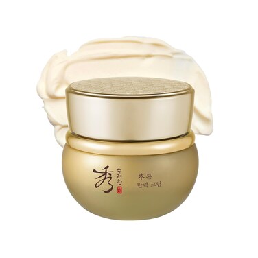 Sooryehan Bon (Firming Cream, 2.5fl oz) - Tighten &amp; Nourish, Korean Skin Care. Elasticity Care Moisturizer for Face, Neck by LG Beauty. Ginseng, Ginsenocide, Amino Acids.