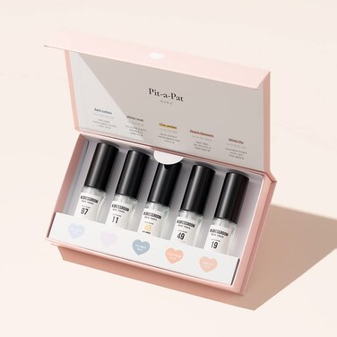 W.Dressroom Pit a Pat Discovery Set Dress &amp; Living Perfume - April Cotton, White Soap, Chic Amber, Peach Blossom, White Lily   Deodorizing, Anti-Bacterial (20ml x 5ea)