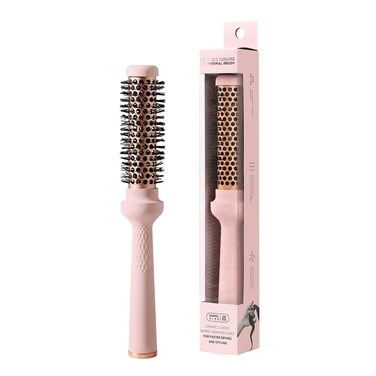 Magic Curling Thermal Brush(1 Inch), Cut Drying Time,Self-Standing Round Brush, Great Blowout, Ceramic Coated Barrel,Quick Styling Brush,Blowout Volume,Ionic Thermal Barrel,Volumizer,Styler