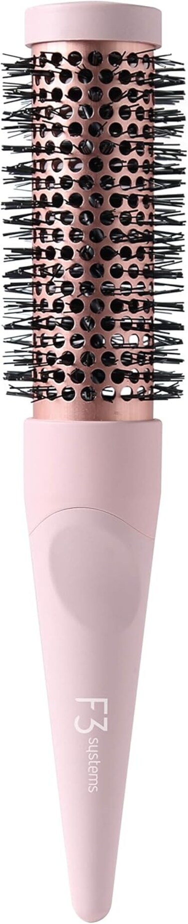 Magic Curling Dry Roll Hair Brush, Cut Drying Time, Professional Round Brush, Great Blowout, Medium Barrel, Quick Styling, Blowout Volume, Ionic Thermal Barrel, Volumizer, Wave Styler,Pink