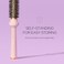 Wavy Thermal Brush(1 Inch), Cut Drying Time,Self-Standing Round Brush, Great Blowout, Ceramic Coated Barrel,Quick Styling Brush,Blowout Volume,Ionic Thermal Barrel,Volumizer,Styler