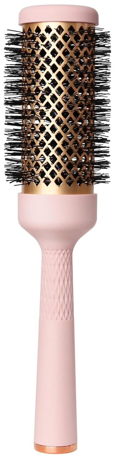 Wavy Thermal Brush(1.7 Inch), Cut Drying Time,Self-Standing Round Quick Styling Brush, Great Blowout, Ceramic Coated/Ionic Thermal Barrel,Blowout Volume, Wave Styler