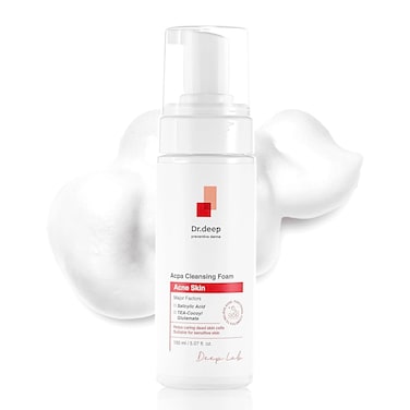 Dr.Deep Acpa Cleansing Foam - Exfoliating Cleanser with Salicylic Acid for Oily Skin, Acne Breakouts, and Clogged Pores, Non-Drying, Non-Comedogenic Formula - 5.07 fl.oz / 150ml