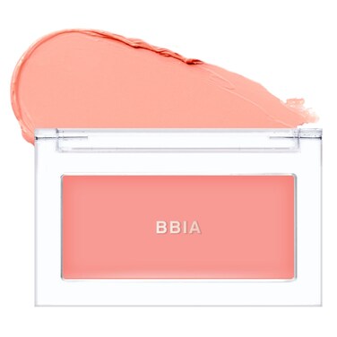 BBIA Ready To Wear Downy Cheek Cream Blush 8 Color - Creamy Blendable &amp; Buildable Blush Dewy Texture &amp; Matte Finish High Pigment Longlasting Lightweight Natural Face Makeup, 0.12oz (02 DOWNY PEACH)