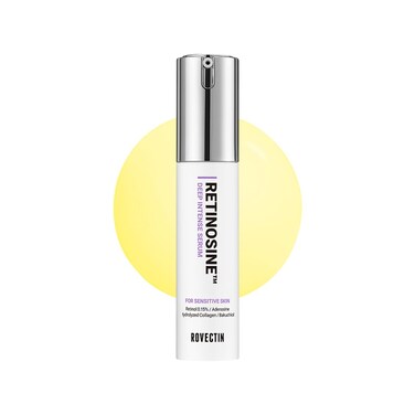 ROVECTIN Retinosine Deep Intense Serum - Retniol 0.15%, Adenosine, Hydrolyzed Collagen, Bakuchiol   For sensitive skin, Korean Skin Care - 20ml