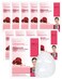 DERMAL Pomegranate Collagen Korean Facial Mask Sheet Pack of 10- Revitalizing, Vibrant Skin, Elasticity - Hypoallergenic Skin Friendly Sheet