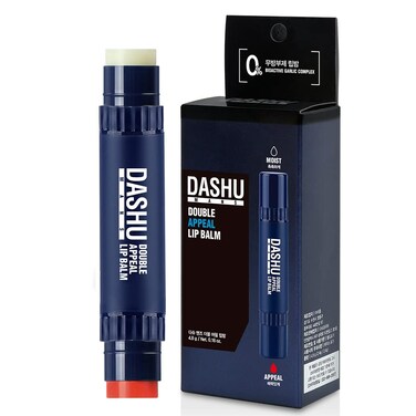 DASHU Double Appeal Lip Balm &ndash; All-Natural Ingredients, Smooth Texture, Moisturizer for Cracked &amp; Dry Lips, Hydration, Relieves Chapped Lips