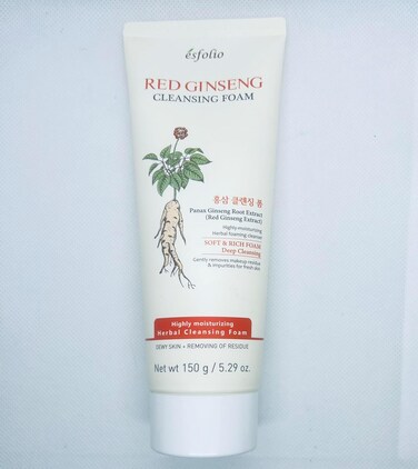 esfolio Red Ginseng Cleansing Foam, 5.29 Fl Oz (Pack of 1)