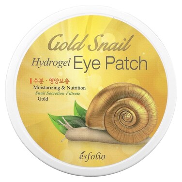 Gold Snail Hydrogel Eye Patch Anti-Wrinkle &amp; Nutrition by Esfolio (60 PCS)