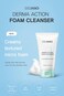 IASO Derma Action Foam Cleanser   Clear Cleansing Foam, Time-Saving Two-In-One Formula Cleanser, Whipped Foam and Protein-Digesting Enzyme Powder, Korean Skin Care, 4.3 oz