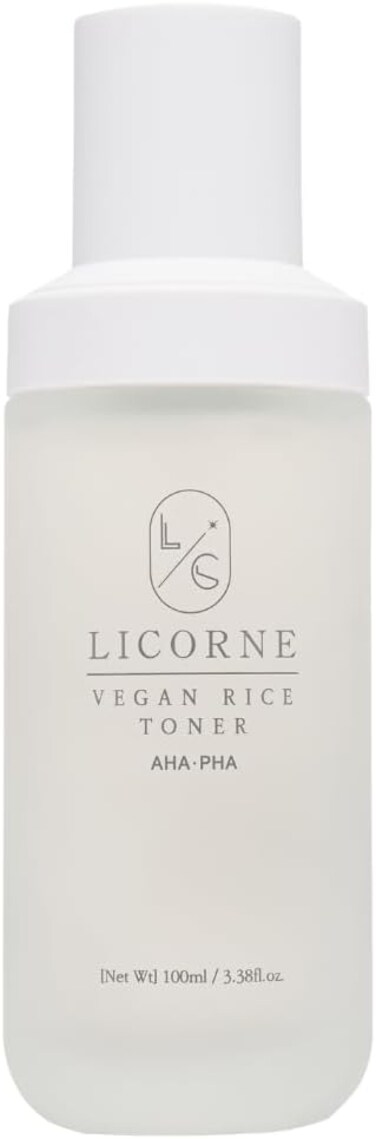 Rice Toner for Face Korean Skin Care, 77.78% Rice Extract from Korea, K Beauty Toner, Vegan, ALC Vegan Rice Toner 3.38fl.oz