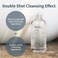 LUOKI Double Shot Cleansing Water 500ml (16.9 fl oz) - Hypoallergenic Deep Clean Micellar Cleansing Water and Makeup Remover&hellip; (33.8 Fl Oz(Pack of 2))