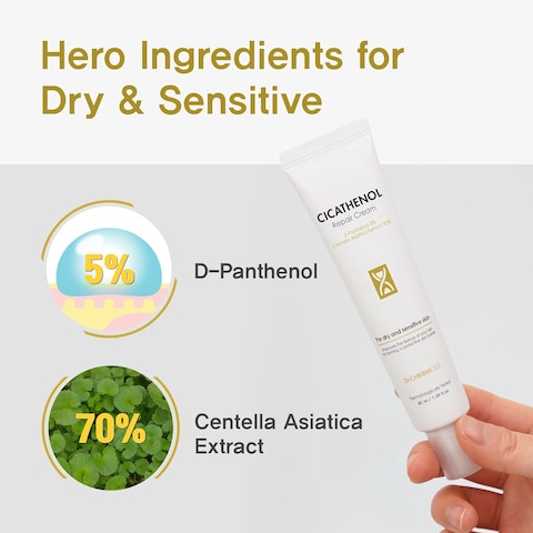 Dr.CHROMCELL] CICATHENOL Repair Cream   Korean Moisturizing Cream   Glow Boosting Moisturizer   Daily Moisturizer   Panthenol Moisturizer   Korean Skin Care   1.35 fl oz