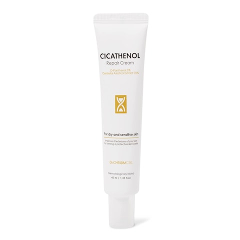 Dr.CHROMCELL] CICATHENOL Repair Cream   Korean Moisturizing Cream   Glow Boosting Moisturizer   Daily Moisturizer   Panthenol Moisturizer   Korean Skin Care   1.35 fl oz