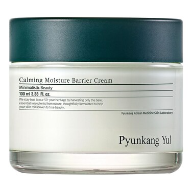 Pyunkang Yul [PKY] Calming Moisture Barrier Cream Instantly Soothes Sensitive Skin, Hyaluronic Acid &amp; Ceramide for Hydration, Vegan, Korean Skincare (3.38 Fl. Oz, 100ml)