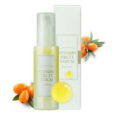 [I'm from] Vitamin Fruit Serum 1.01 Fl Oz   74% Sea Buckthorn with 1032mg vitamin C, Glow, Smooth, Soft Skin, Light Texture, Korean vitamin c serum