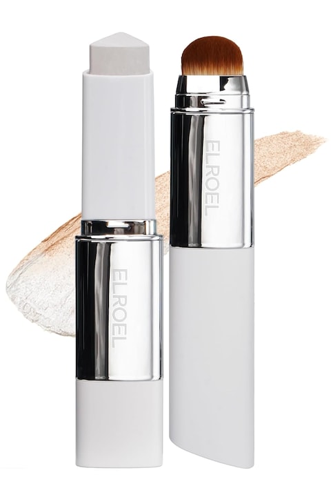 BLANC Cover Cream Stick V w/Detachable Brush - Korean Skin Care Concealer Stick Cream Foundation Makeup Stick w/Collagen, Desert Plant &amp; Flower Oil Extracts (202 Natural Stick Foundation, 0.45 oz)