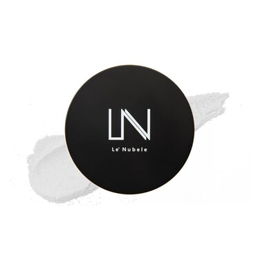 Le' Nubele Azulene Face Cover Fixing Powder (No Sebum) - Translucent Setting Powder for All Skin Types and Tones, Pore-Blurring, Matte Finish, Soft-Focus Technology, 0.35 oz