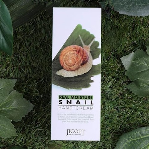 Real Moisture Snail Hand Cream 100ml/3.38fl.oz - Excellent Hydration Hand Cream (Snail)