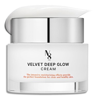 NUMBER EIGHT Velvet Deep Glow Long-lasting Hydrating Face Moisturizer Cream with Panthenol, for Dry, Sensitive Skin, Korean Skincare for Men and Women (50ml / 1.69 fl.oz.)