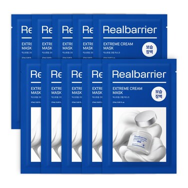 Real Barrier Extreme Cream Face Mask x 10ea   Skin Barrier Repair   Face Mask Skin Care   Moisturizing Relief Skin Care Solution for Dry Skin   Facial Moisturizer for Sensitive Skin   K-Beauty