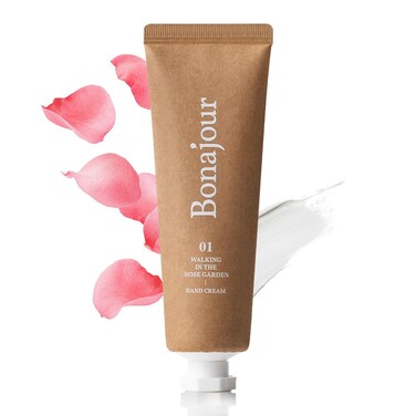 BONAJOUR] Hand Cream - Walking in the Rose Garden, Highly-moisturizing, Allergy-free Fragrance 1.05 fl.oz