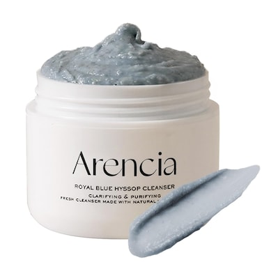 Hyssop Brightening &amp; Deep-Cleansing Face Scrub &amp; Exfoliator - All Skin Types, For Sebaceous Filaments &amp; Blackheads (1.76oz)